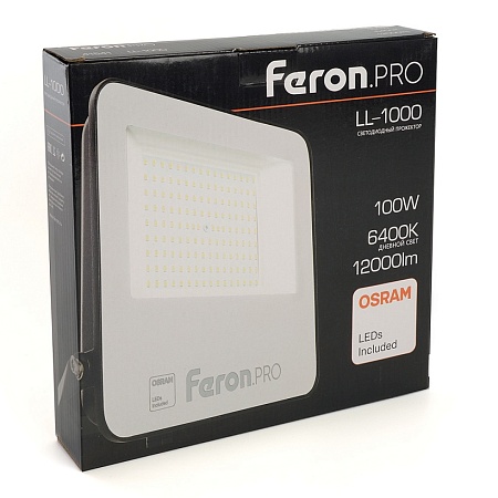 Светодиодный прожектор Feron LL-903 IP65 30W синий - фото