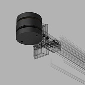 Slim Magnetic Коннектор круглый шарнирный для накладного шинопровода (чёрный) 85010/00 85010/00 Elektrostandard