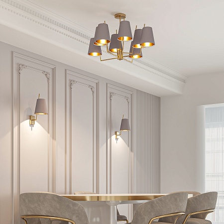 Настенный светильник Eurosvet 60173/1 латунь - фото