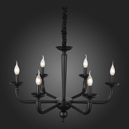 Люстра подвесная ST-Luce Черный E14 6*40W SL1114.403.06 - фото