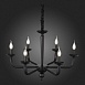 Люстра подвесная ST-Luce Черный E14 6*40W SL1114.403.06 - фото