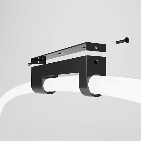 Накладные крепления для круглого гибкого неона Full light черный FL 28161 Elektrostandard - фото