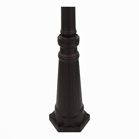Светильник уличный наземный ST-Luce Темный кофе/Прозрачный, Темный кофе E27 2*100W SL080.425.02 - фото