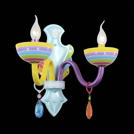 Бра ST-Luce Разноцветный/Разноцветный E14 2*40W SL672.781.02 - фото
