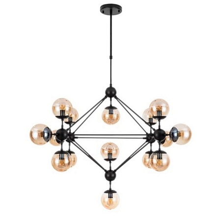 Люстра на штанге ARTE LAMP A1664SP-15BK - фото