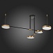 Светильник подвесной ST-Luce Черный/Латунь, Белый LED 4*8,5W 3000K SL1605.403.04 - фото
