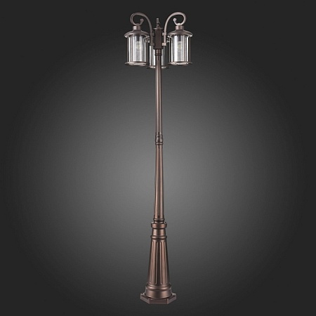 Светильник уличный наземный ST-Luce Темный кофе/Прозрачный, Темный кофе E27 3*100W SL080.425.03 - фото