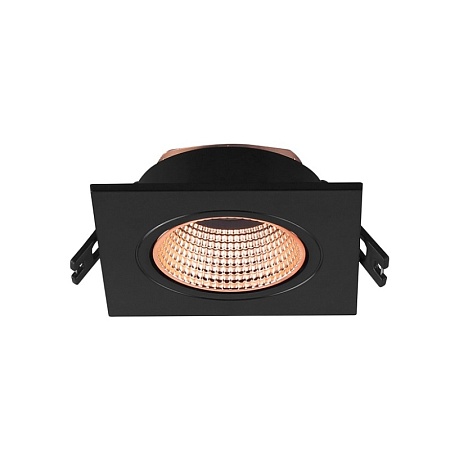 DK3071-BBR Встраиваемый светильник, IP 20, 10 Вт, GU5.3, LED, черный/бронзовый, пластик - фото