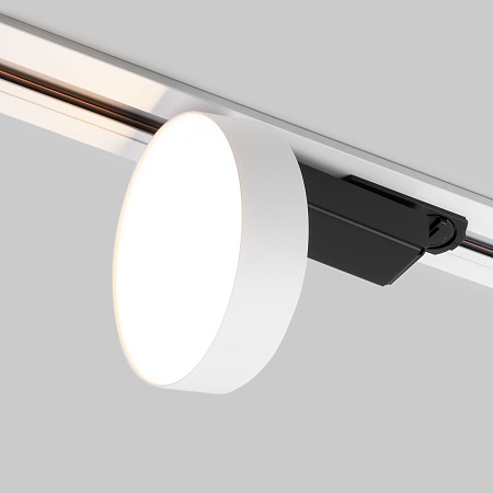 Трековый светодиодный светильник для однофазного шинопровода Pila Белый 12W 4200K 85078/01 Elektrostandard - фото