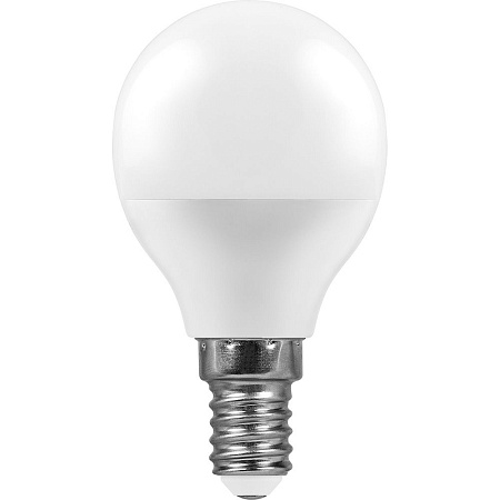 Лампа светодиодная Feron LB-550 Шарик E14 9W 175-265V 4000K - фото