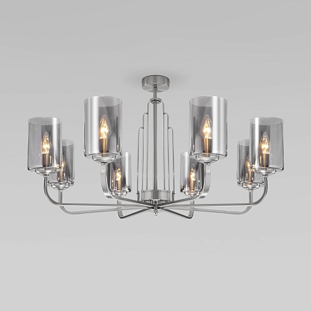 Потолочный светильник Eurosvet 60138/8 сатин-никель - фото