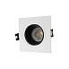 DK3071-WH+BK Встраиваемый светильник, IP 20, 10 Вт, GU5.3, LED, белый/черный, пластик - фото