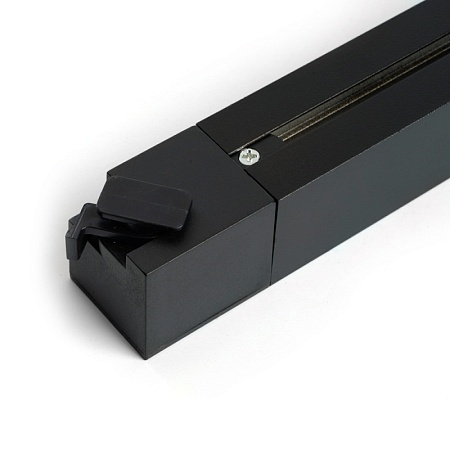 Светодиодный светильник Feron AL130 трековый однофазный на шинопровод 30W 4000K 60 градусов черный серия LensLine - фото