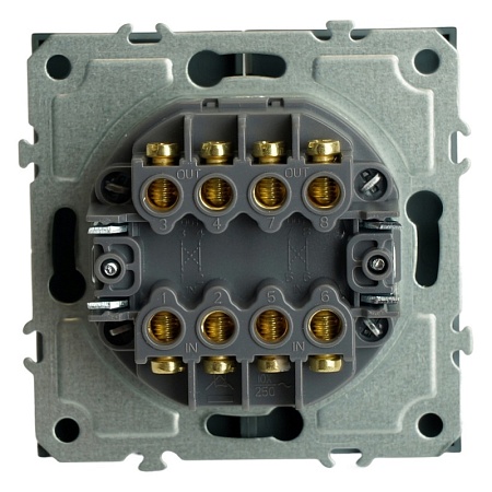 Коннектор L-образный Feron LD5058L прямой угол для соединения светодиодных светильников серии AL5058 - фото