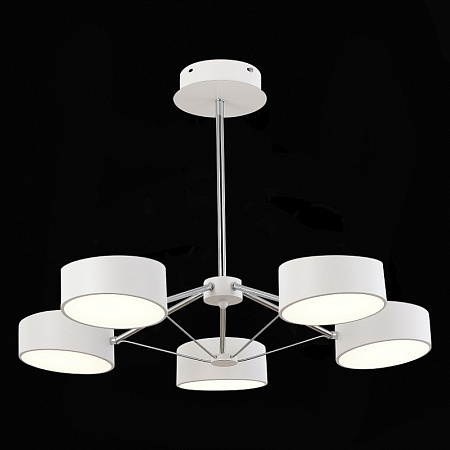 Светильник потолочный Белый, Хром/Белый LED 5*10W SLE6005-502-05 - фото