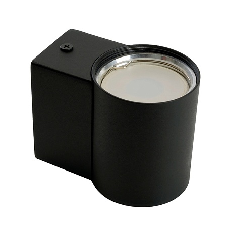 Светильник садово-парковый Feron DH1101 15W, на стену вверх, GU10 230V, черный - фото