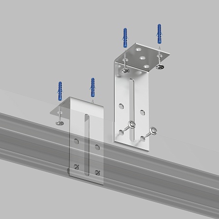 TR3045-AL Уголок регулируемый для закладных профилей ( комплект 2 шт) - фото