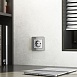 Розетка с заземлением и шторками серебряный W1271106 - фото