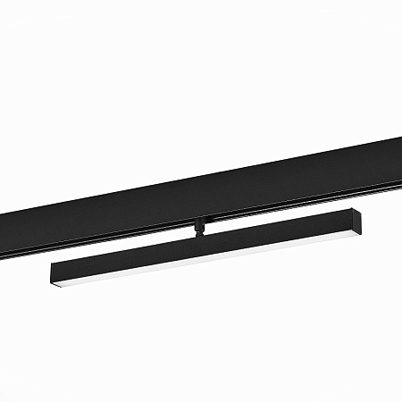 Магнитный трековый светильник Черный LED 1*12W 3000K 700Lm Ra>90 120° IP20 L405xW22,5xH ST802.436.12 - фото