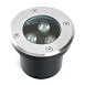 Светодиодный светильник тротуарный (грунтовый) Feron SP2801, 3W, AC/DC12-24V, низковольтный, 4000К, черный,100*H80mm, вн.диаметр: 70mm, IP67 - фото