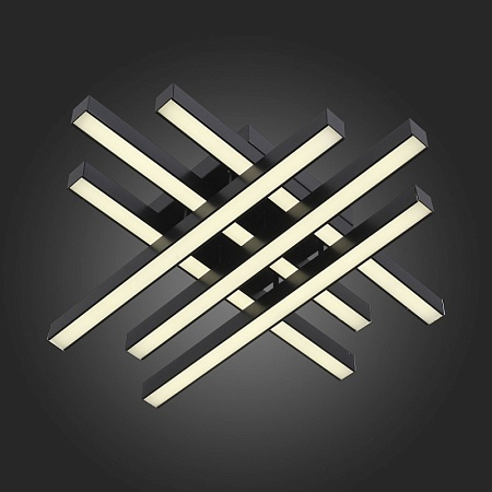 Люстра потолочная ST-Luce Черный/Белый,Черный LED 1*36W 3000K/4000K/6000K SL933.402.06 - фото