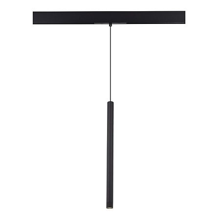 Магнитный трековый светильник Черный LED 1*8W 4000K 450Lm Ra90 24° IP20 D30xH500 48V ST683.446.08 - фото