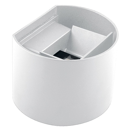 Светильник садово-парковый Feron PL200 на стенувниз  60W E27 230V, белый - фото