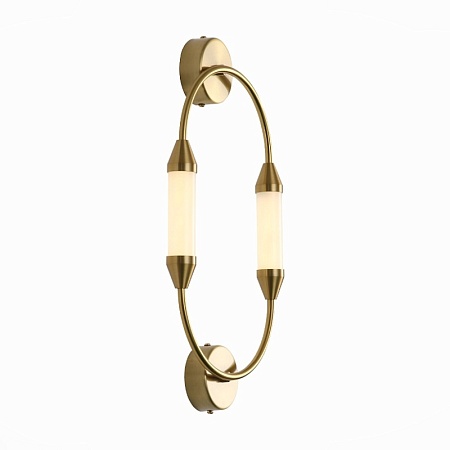 Бра ST-Luce Латунь/Белый LED 2*4W 3000K SL6004.301.02 - фото