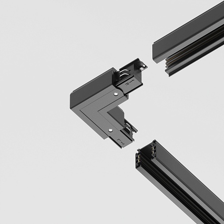 Коннектор угловой внутренний Trinity черный - фото