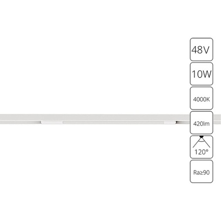 Магнитный трековый светильник Arte Lamp OPTIMA A7263PL-1WH - фото