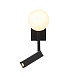 Светильник настенный ST-Luce Черный/Белый LED 2*1+4W 3200K SL1581.401.02 - фото
