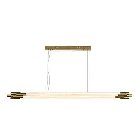 SL6237.303.58 Светильник подвесной ST-Luce латунь/белый LED 1*58W 4000K DALLAMOS - фото