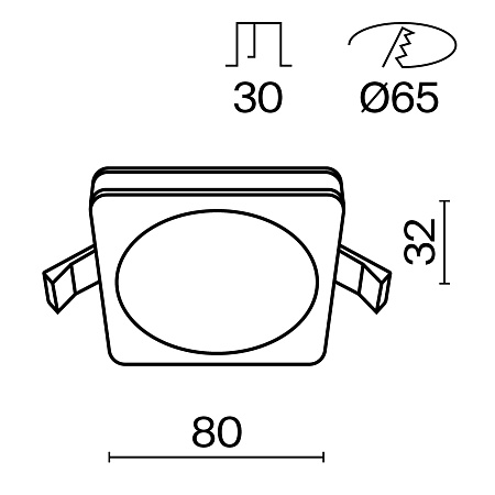 Встраиваемый светильник Technical Phanton DL303-L7W - фото