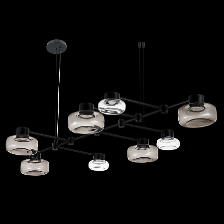 Светильник подвесной ST-Luce Черный/Дымчатый, Прозрачный LED 8*3W 3000K SL6005.403.08 - фото