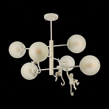 Светильник потолочный Белый/Белый E14 6*60W SLE115103-06 - фото