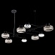 Светильник подвесной ST-Luce Черный/Дымчатый, Прозрачный LED 8*3W 3000K SL6005.403.08 - фото