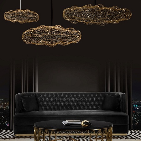 10247/700 Gold Подвесной светильник LOFT IT Cloud - фото