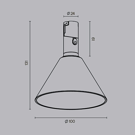 Трековый светильник Technical Biancа TR206-1-3W3K-B - фото