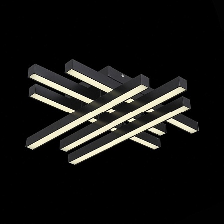 Люстра потолочная ST-Luce Черный/Белый,Черный LED 1*36W 3000K/4000K/6000K SL933.402.06 - фото
