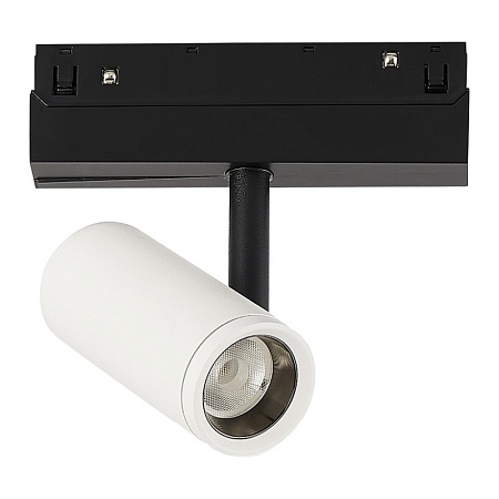 Магнитный трековый светильник Белый, Черный LED 1*8W 4000K 650Lm Ra>90 36° IP20 D42xH13 ST808.546.08 - фото