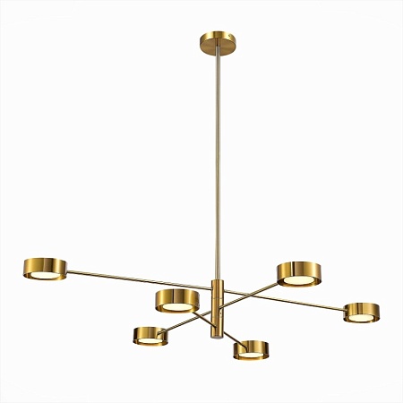 Светильник потолочный ST-Luce Латунь/Латунь LED 6*5W 3000K SL6504.302.06 - фото