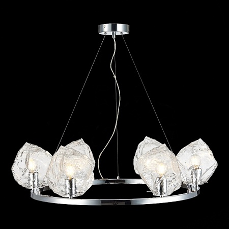 Люстра подвесная ST-Luce Хром/Прозрачный E14 6*40W SL1175.103.06 - фото