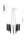 Подвесной светильник Freya Mineral FR1010PL-06G