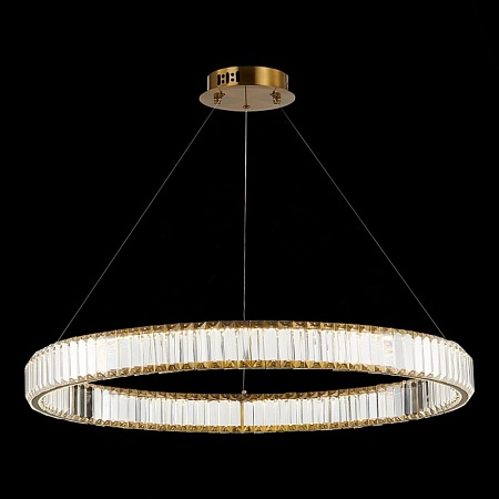 Люстра подвесная ST-Luce Латунь/Прозрачный LED 1*52W 4000K SL1622.383.01 - фото