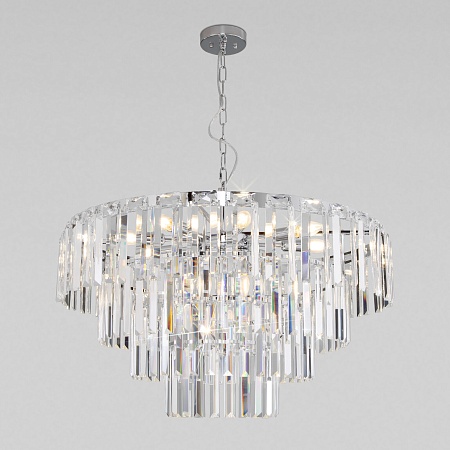 Подвесной светильник Eurosvet 10130/10 хром - фото