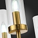 Люстра подвесная ST-Luce Латунь/Латунь, Прозрачный E14 5*60W SL1159.303.05 - фото