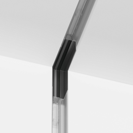 Угловой коннектор внутренний Gravity встраиваемый черный - фото