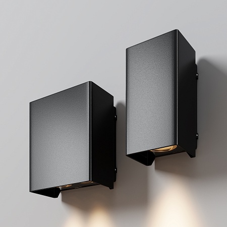 Уличный настенный светильник Outdoor O505WL-L3B3K - фото