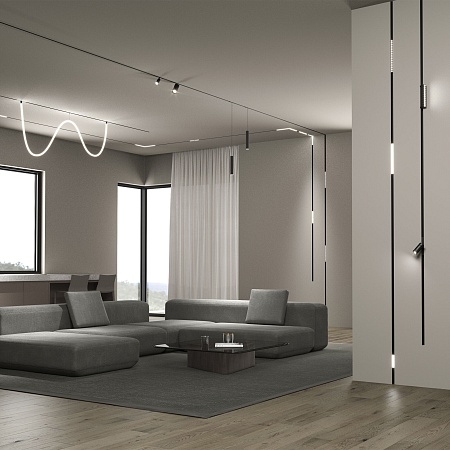 Трековый светодиодный светильник Full light 65 Вт 4200K Slim Magnetic 85027/01 65W 4200K Elektrostandard - фото