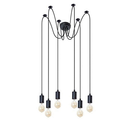 Подвесная люстра ARTE LAMP A4322SP-6BK - фото
